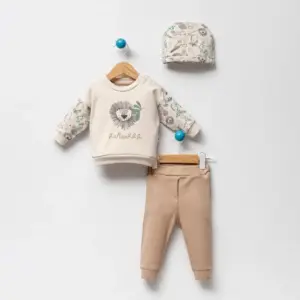 BUBBLES Dvodelni komplet Lav - Beige BUB3118B