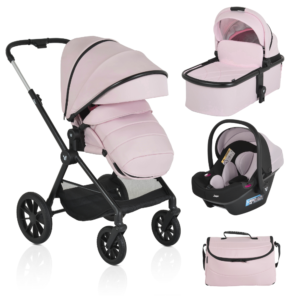 Cangaroo Kolica za bebe Joker 3u1 - Rose-Cloud