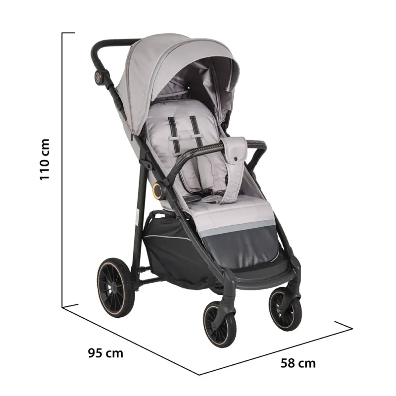 Kolica za bebe Buggy siva