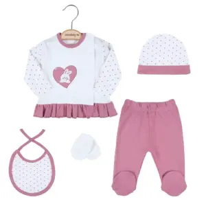 Petodelni set za bebe - Zeka u srcu