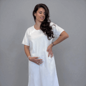 Spavaćica za trudnice i dojenje Basic - Bež