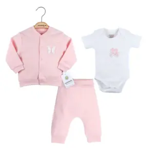 Trodelni set za bebe - Leptir vel.68